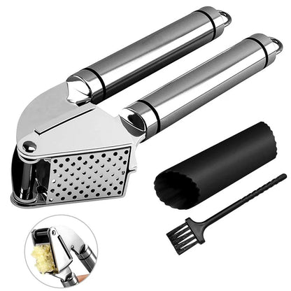 Garlic Press Kit Stainless Steel Garlic Press