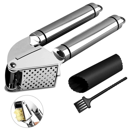 Garlic Press Kit Stainless Steel Garlic Press