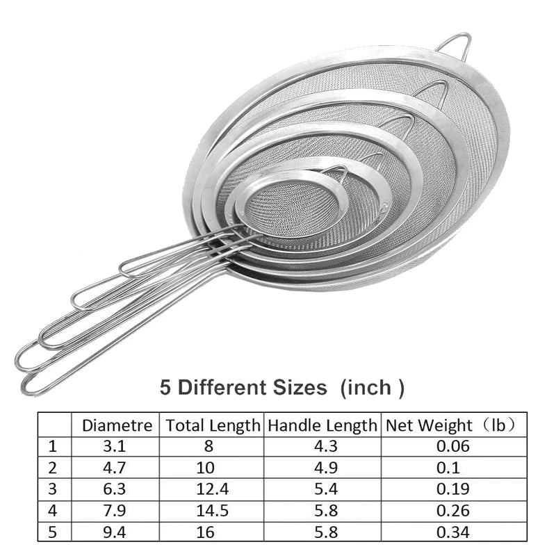 Stainless Steel Fine Mesh Strainers Oil Strainer