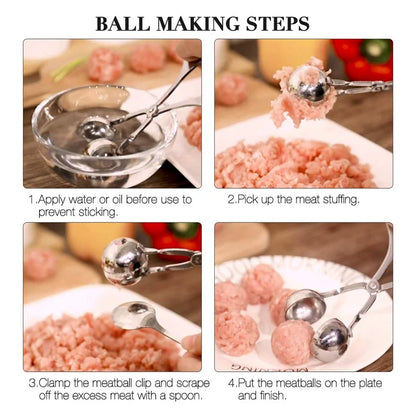 Meat Baller Stainless Steel Stuffed Meat Ball Maker