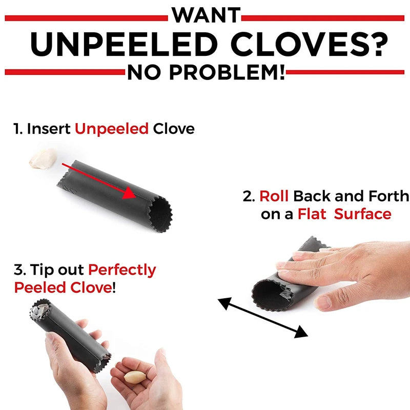 Garlic Press Kit Stainless Steel Garlic Press