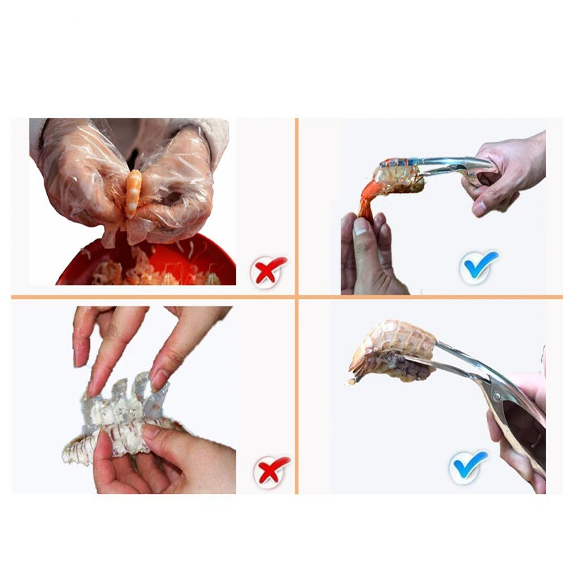 Shrimp Peeler Stainless Steel Prawn Peeler