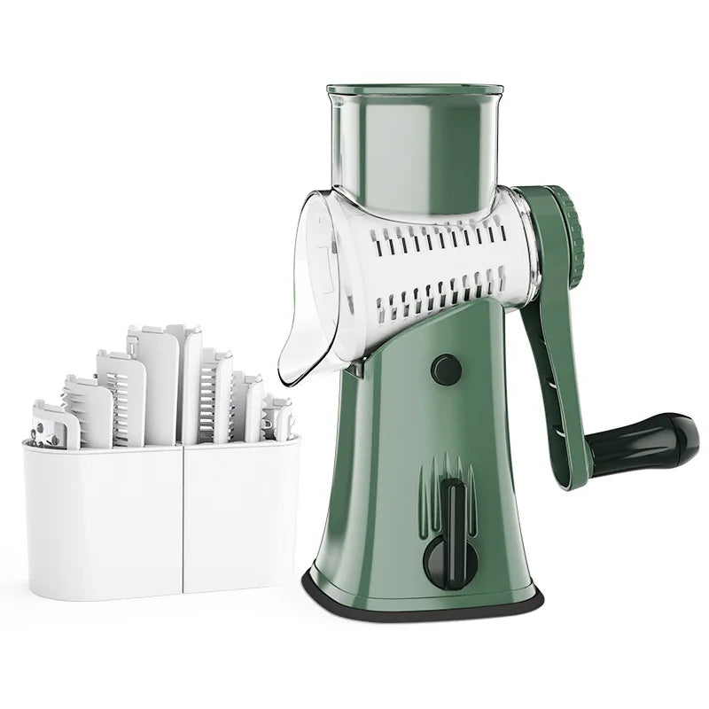 5 in 1 Rotary Cheese Grater Shredder