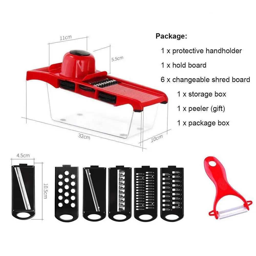 6 in 1 Mandoline Slicer Multifunctional Food Chopper