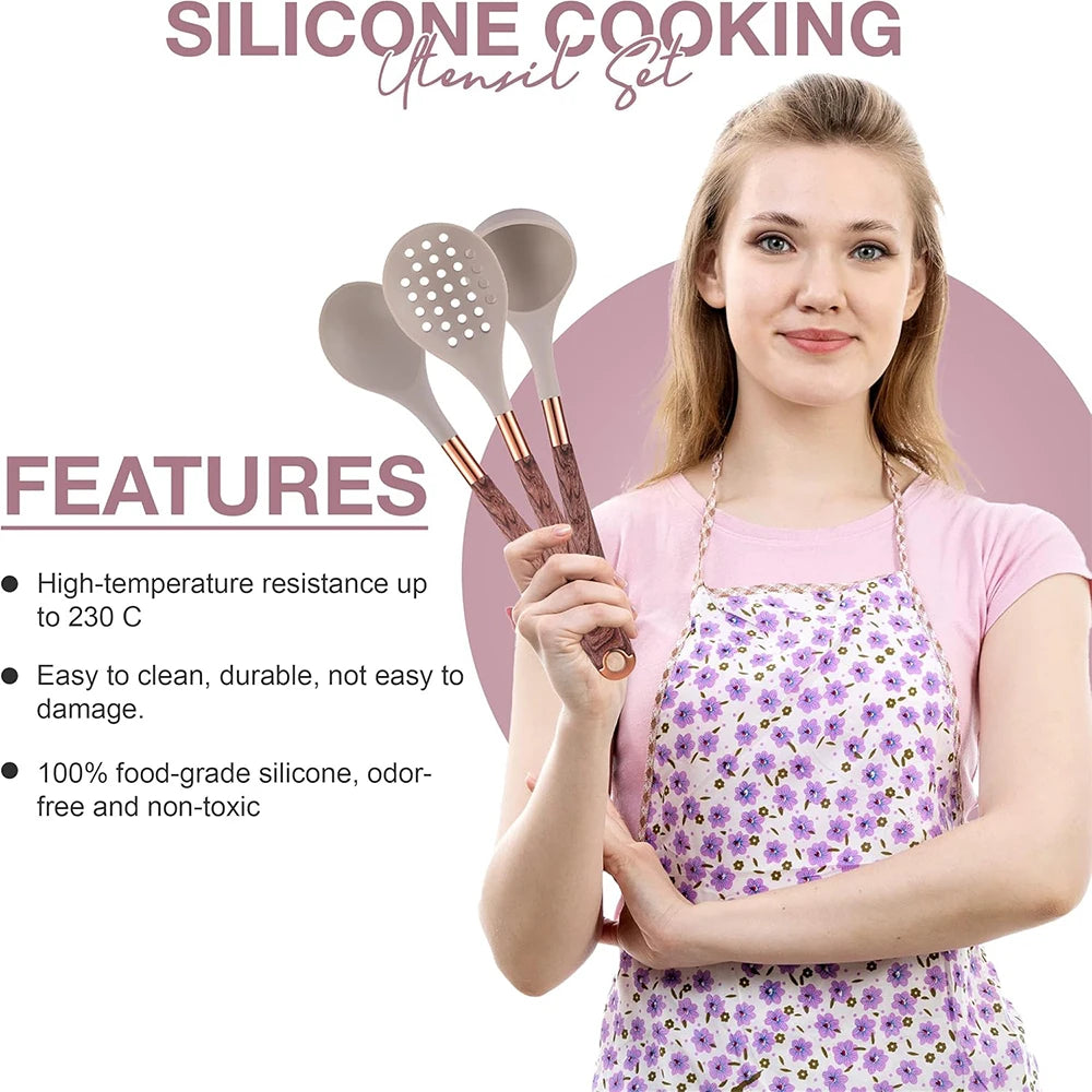 Silicone Kitchen Utensil Set 10 Pcs