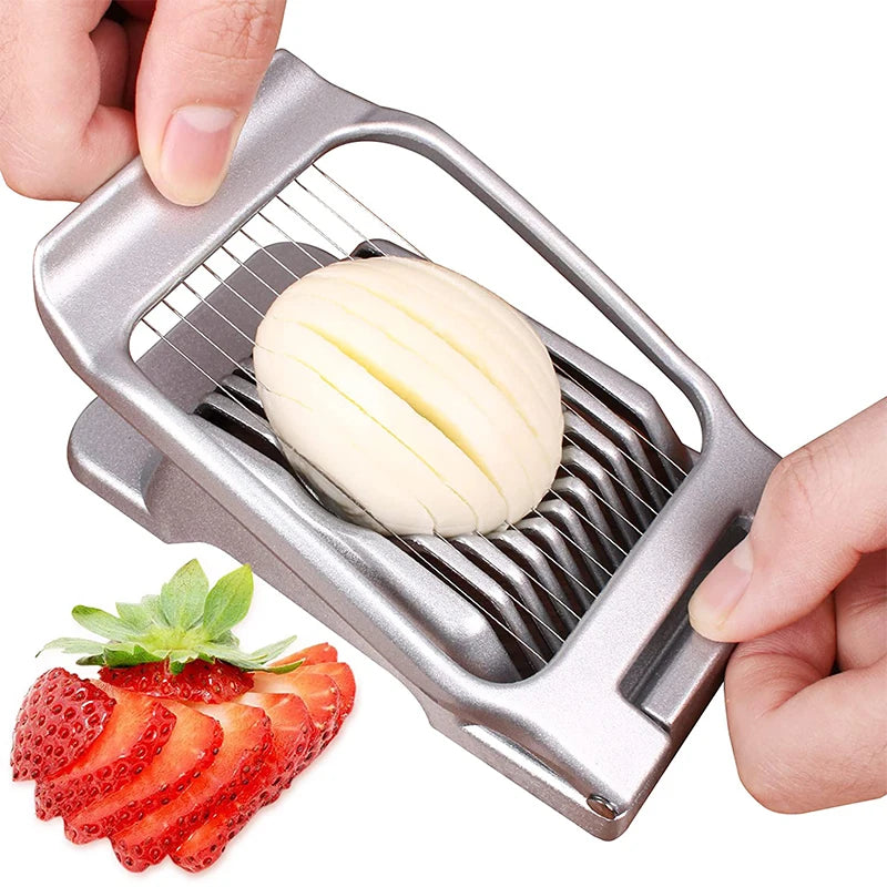 Egg Slicer for Hard Boiled Eggs Stainless Steel Wire Egg Slicer