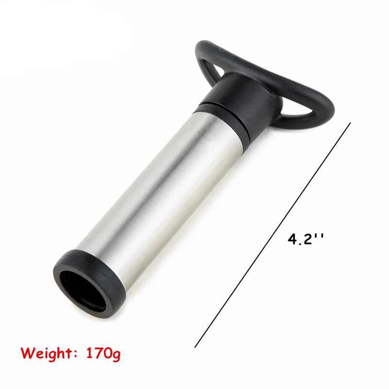 Pumping Wine Stopper Stainless Steel Wine Saver