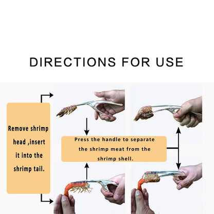 Shrimp Peeler Stainless Steel Prawn Peeler