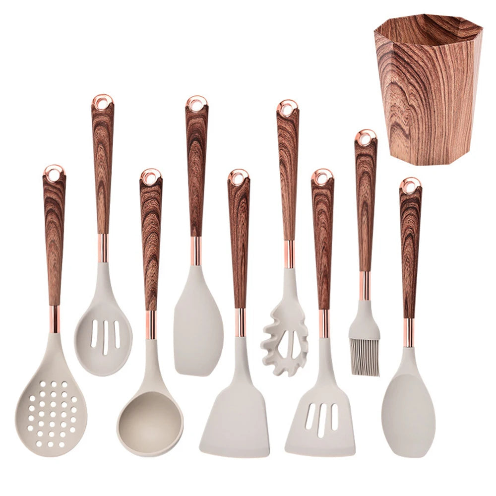 Silicone Kitchen Utensil Set 10 Pcs