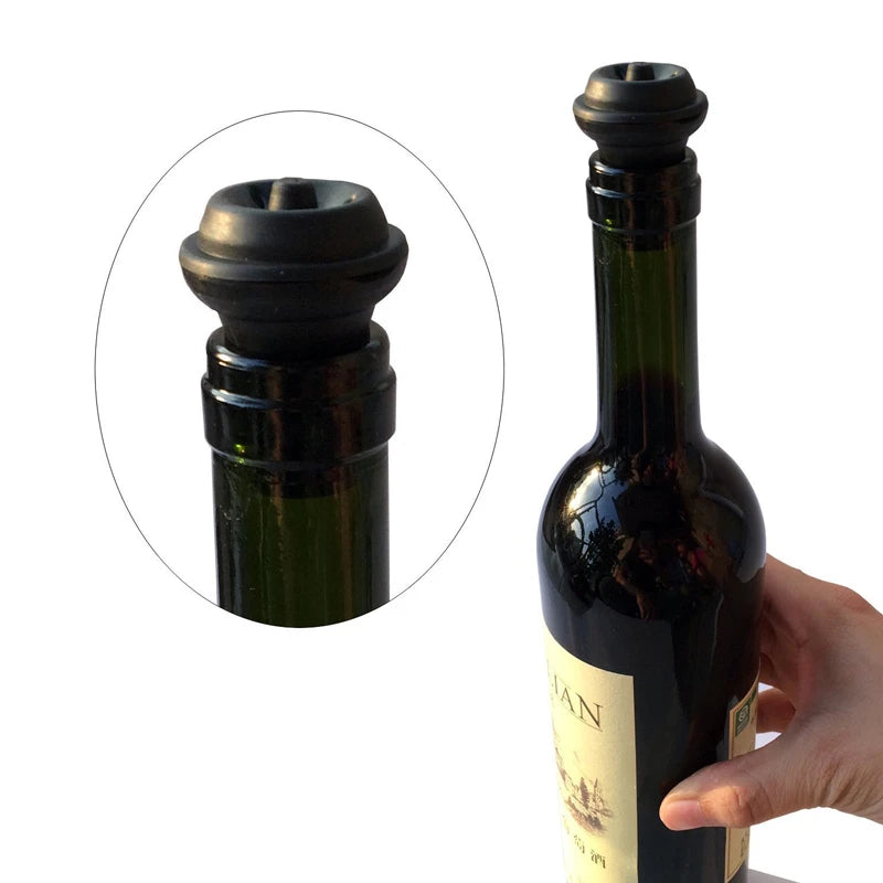 Pumping Wine Stopper Stainless Steel Wine Saver