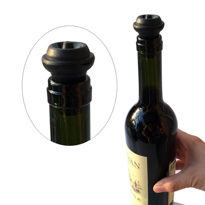 Pumping Wine Stopper Stainless Steel Wine Saver