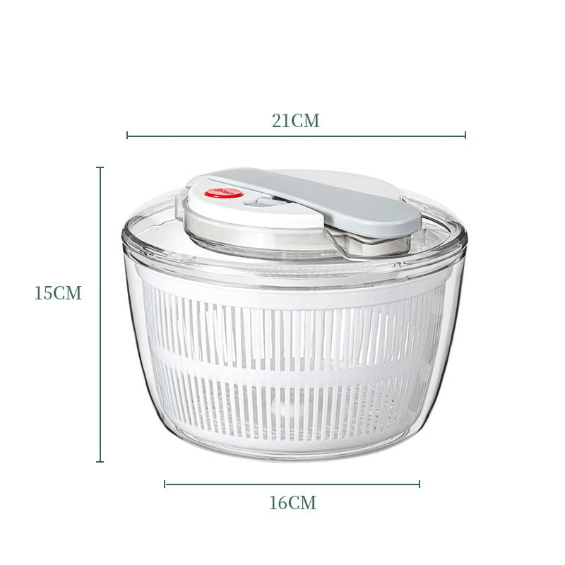 3L Salad Spinner Large Salad Bowl With Lid